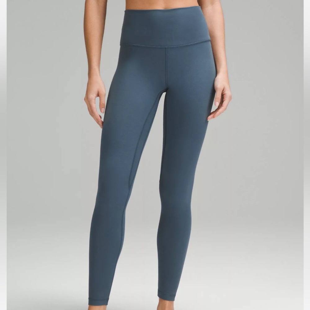 Lululemon Align Leggings High rise leggings 28 in, Size 10, Iron Blue